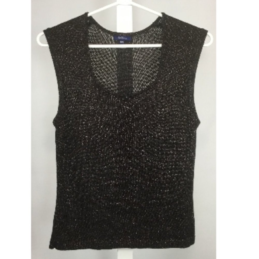 Reitmans Black Sparkle Top